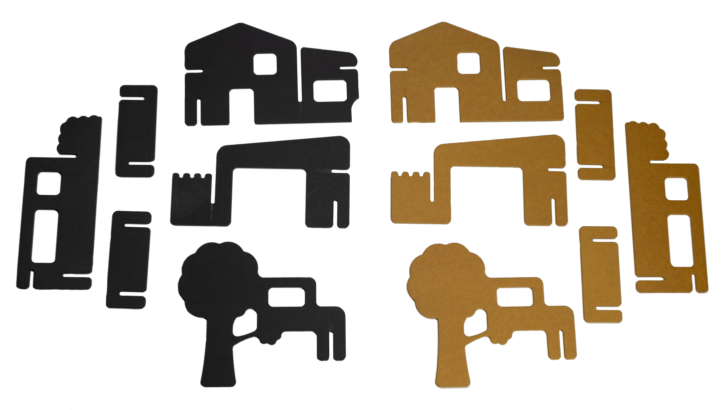 Slot Together Wooden Playscape