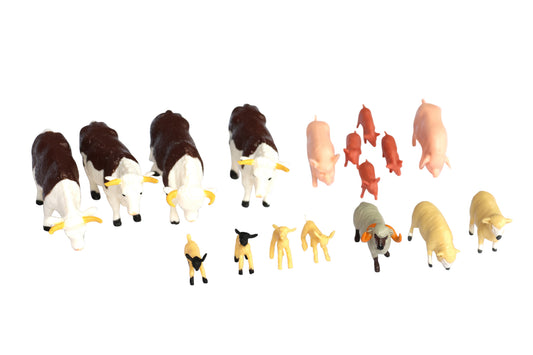 Assorted Toy Farm Animal Set